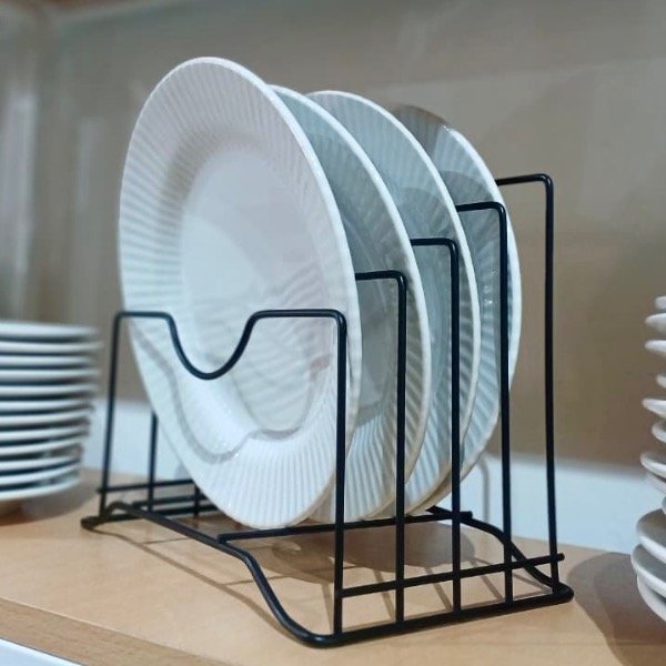 Producto - Organizador De Cocina Alambre Negro 26CM 414914