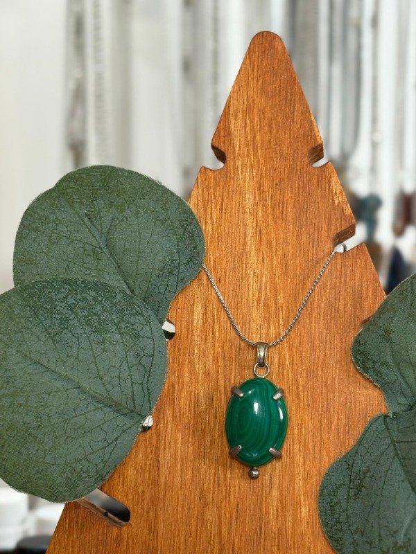 Producto - Conjunto de Malaquita  Plata 925
