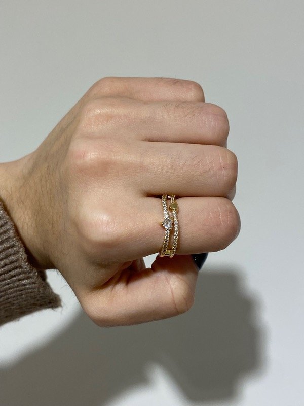 Producto - anillo strass t.17