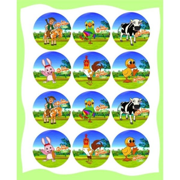 Producto - Stickers x 12 Granja de Zenón