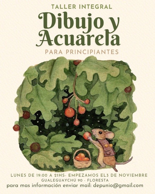 Producto - Taller: Dibujo y Acuarela