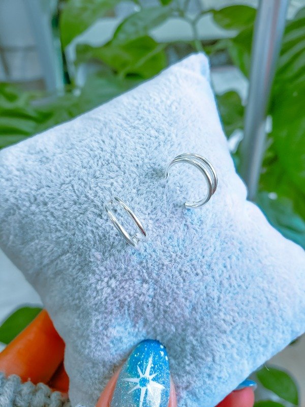 Producto - Aros semi argolla doble PL