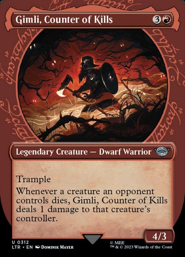 Producto - Gimli, Counter of Kills #312 Showcase  The Lord of the Rings