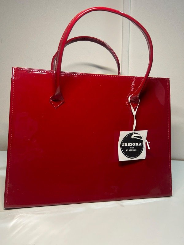 Producto - Maxibag roja charol