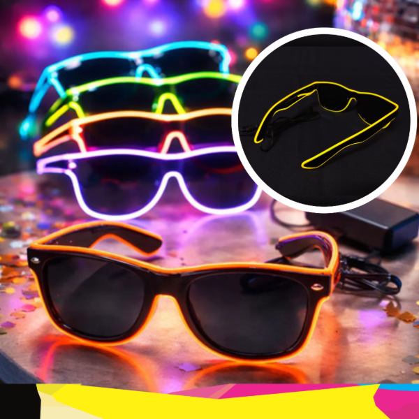 Producto - Anteojos tira led "Ray Ban", varios colores