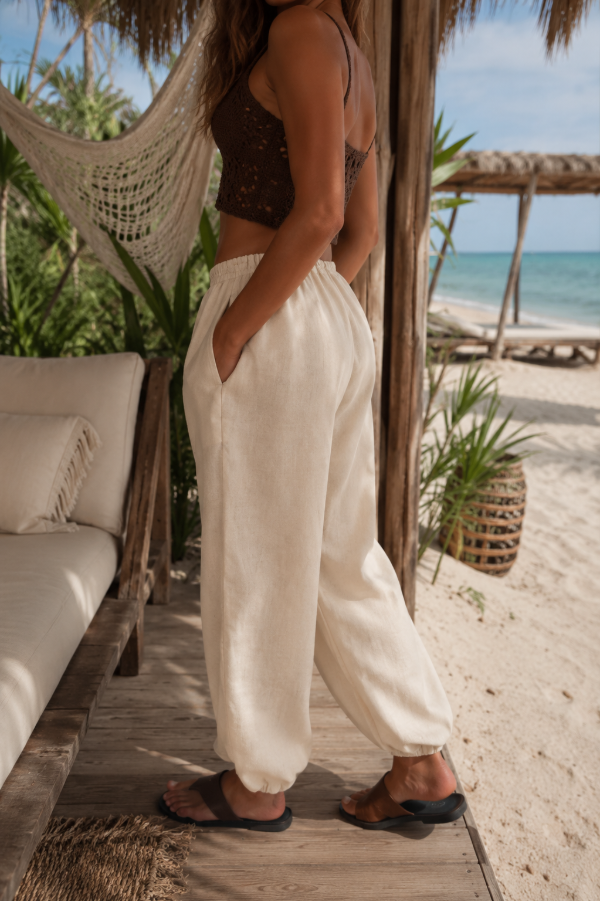 Producto - Pantalon Priscila  en Lino Sastrero - 1