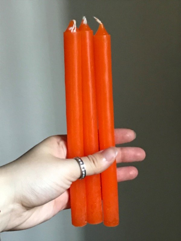 Producto - Vela Naranja - Creatividad y Entusiasmo