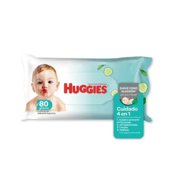 Producto - Huggies Toallitas Limpieza total x80 unidades