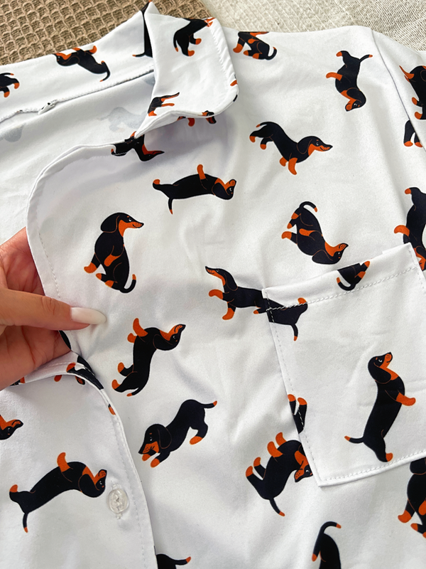 Producto - SET PIJAMA SALCHI CAMISERO/ PANTALÓN LARGO