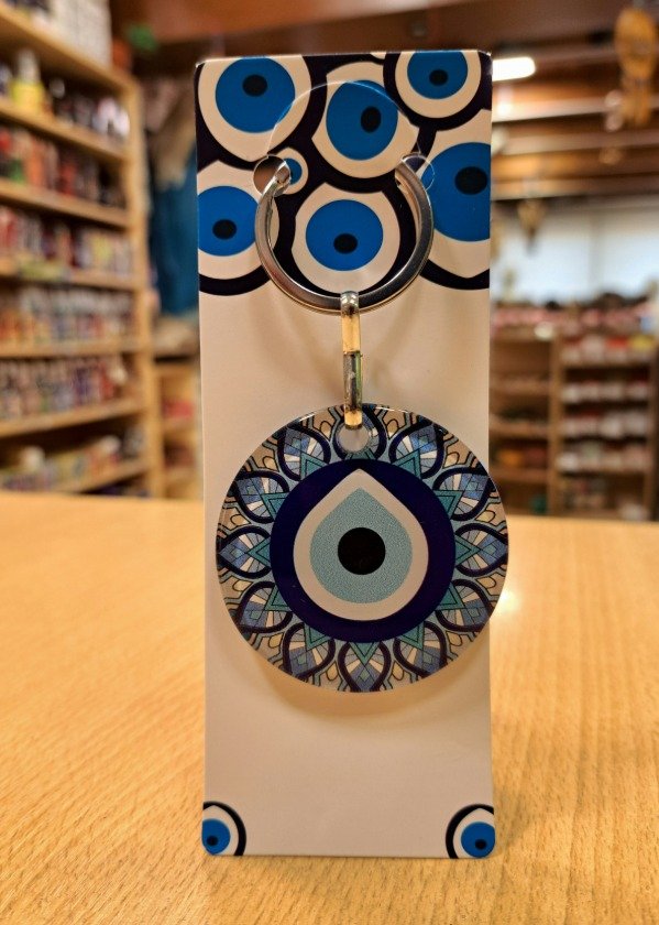 Producto - Llavero de Vidrio Ojo turco N 1