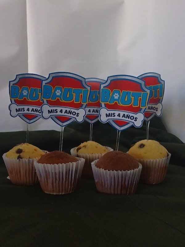 Producto - Cupcake Topper x 10