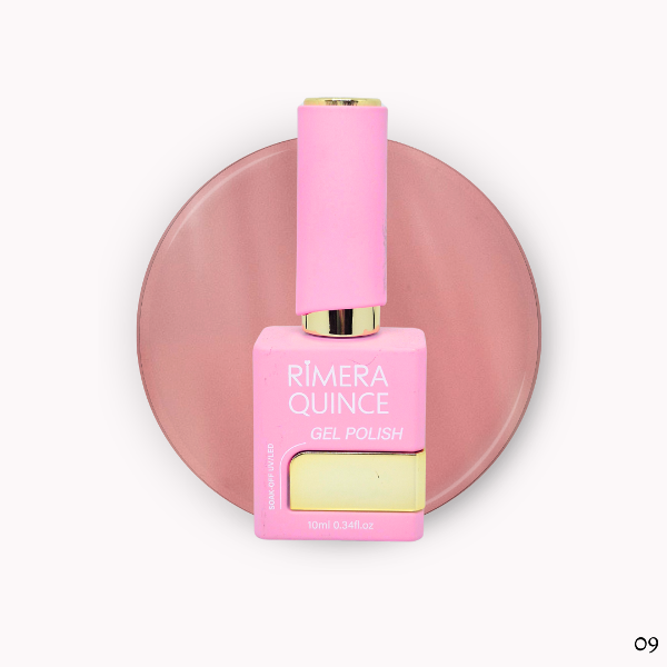 Producto - ESMALTE SEMI PERMANENTE RIMERA QUINCE #09 TRANSLUCIDO