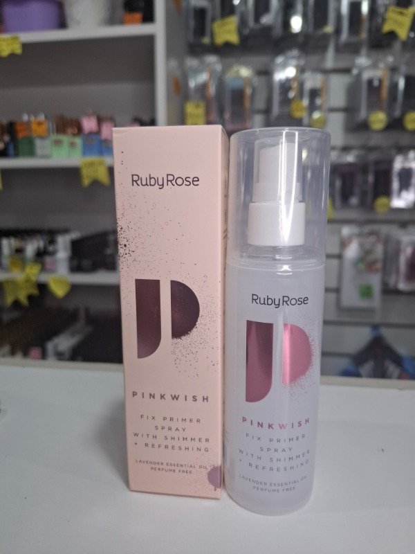 Producto - Primer y fijardor con glitter Pink RubyRose