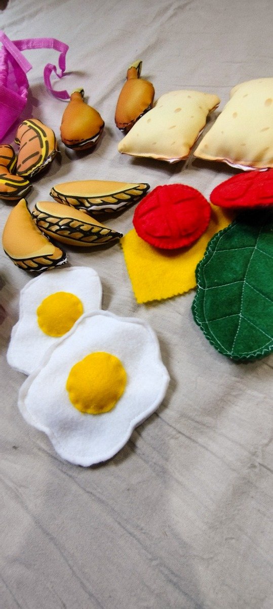 Producto - Set comidas sublimadas en tela