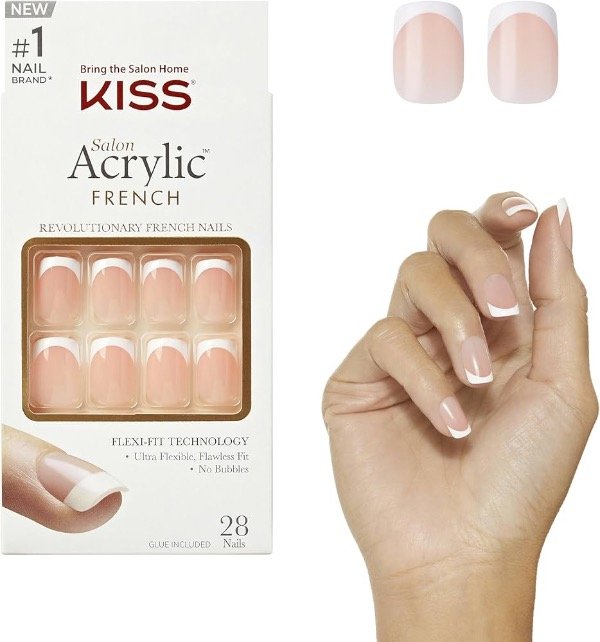 Producto - Uñas Kiss salón acrylic French M