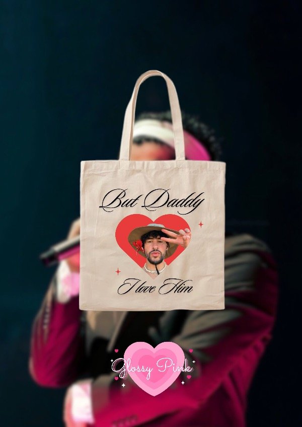 Producto - Tote Bag But Daddy I Love Bad Bunny - DTF
