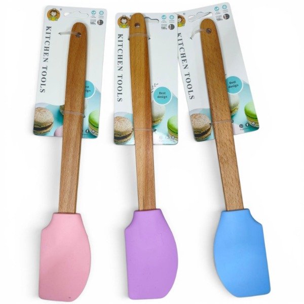 Producto - Espatula larga bamboo y silicona