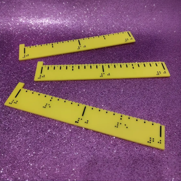 Producto - Reglas Táctiles  - Braille - - 2