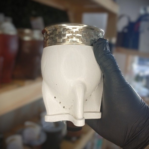 Producto - Imperial Calabaza Blanco con Virola de Alpaca