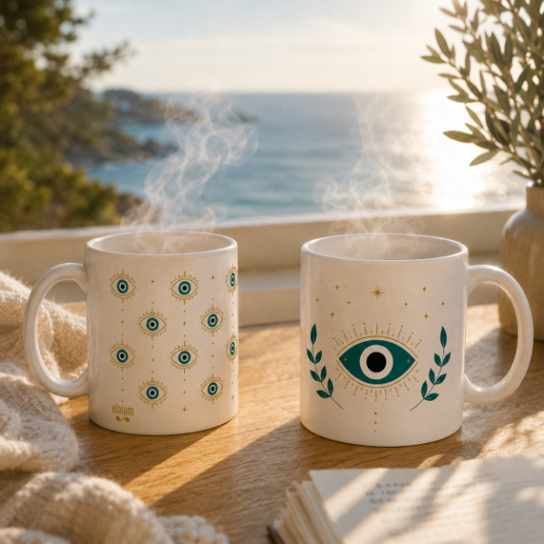 Producto - Taza Hamsa Verde - 2