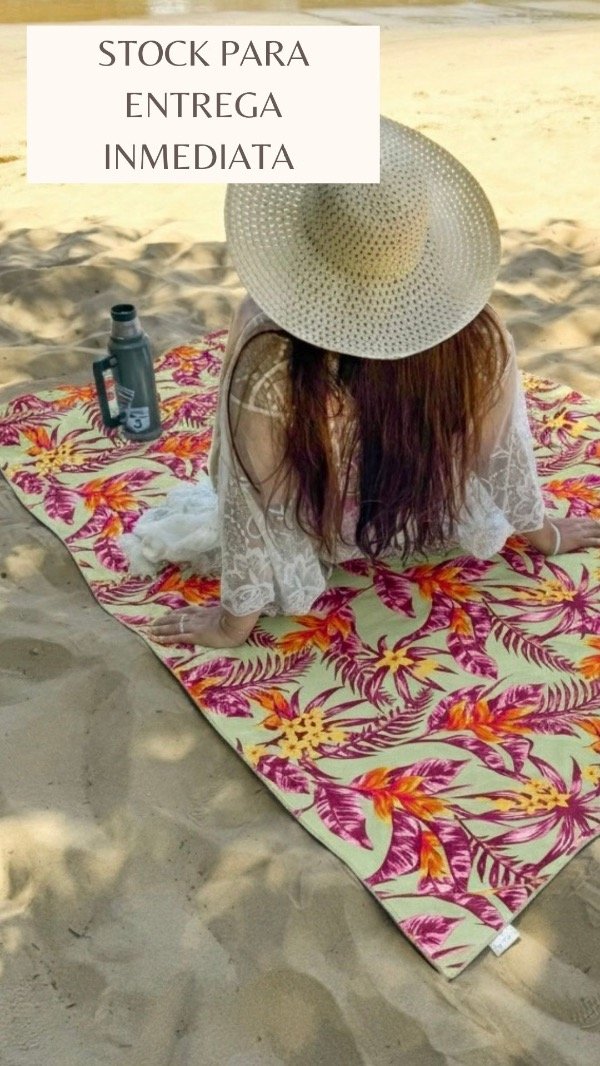 Producto - Paraíso Tropical - Impermeable Grande (BOLSO DE REGALO)