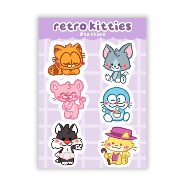 Producto - Planchita Retro Kitties