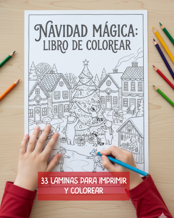 Producto - Libro para colorear de navidad