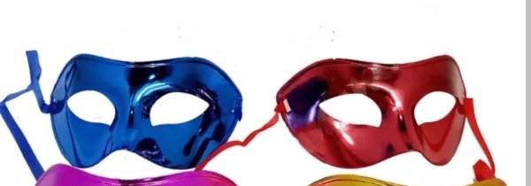 Producto - Antifaz metalizado x1 colores varios