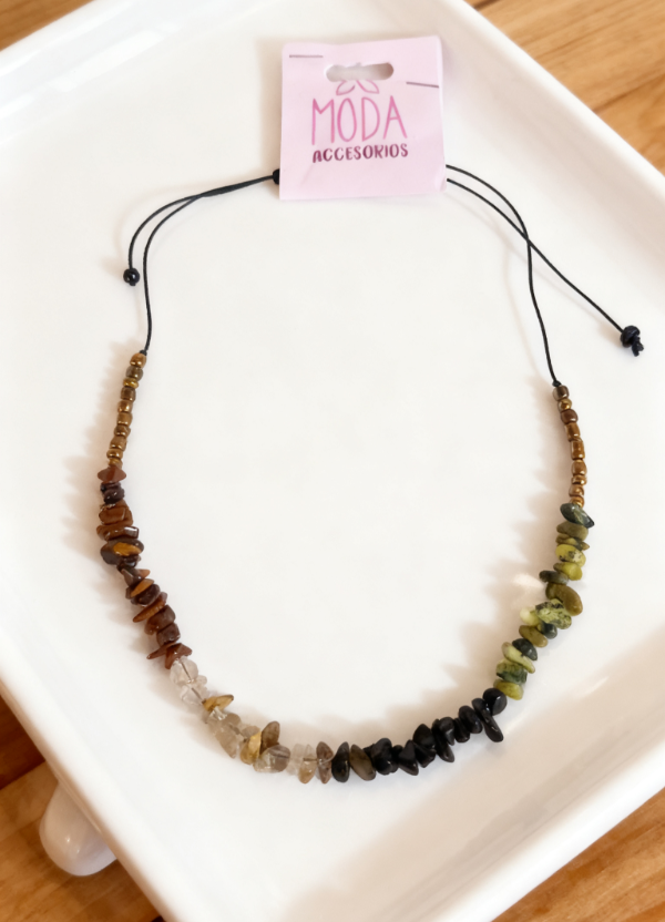 Producto - Collar escallas mix de piedras