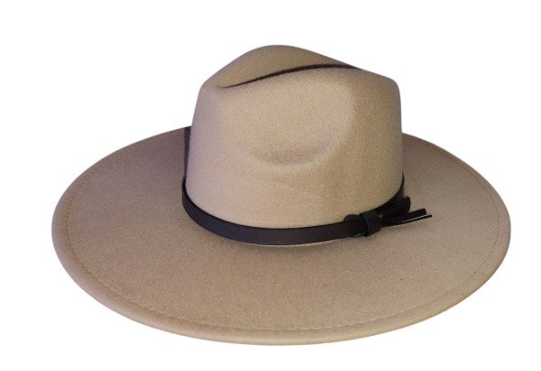 Producto - Sombrero Indiana fieltro cinto eco cuero negro