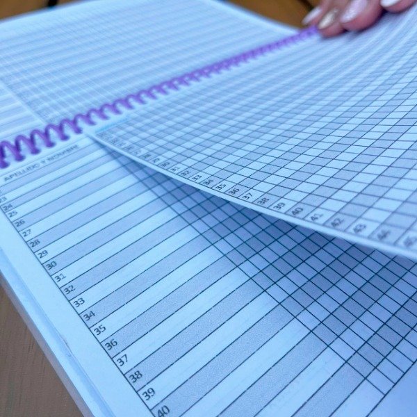 Producto - Calificador Docente Profesional A5 Para docentes con múltiples cursos