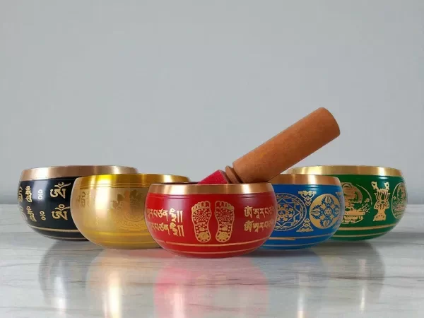Producto - CUENCO TIBETANO BRONCE COLOR 350GR 9X5CM