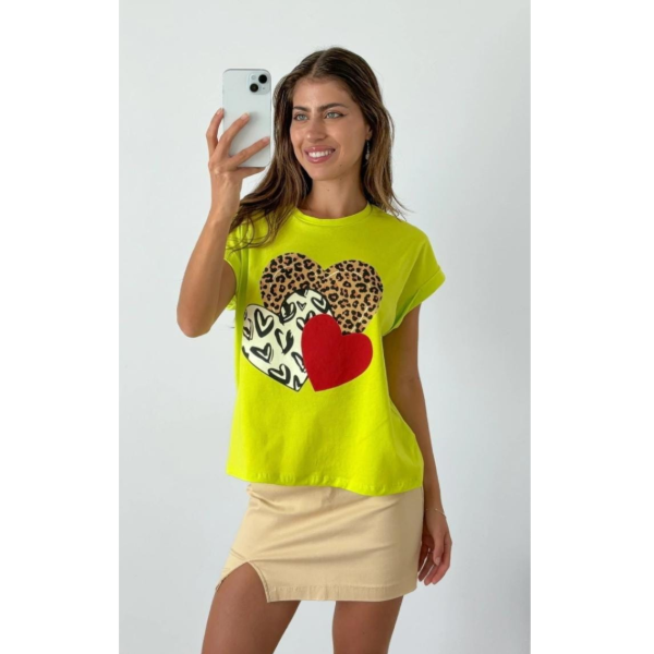 Producto - Remera Hearts