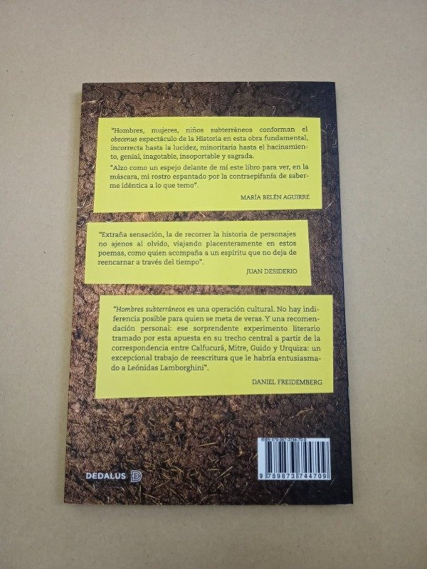 Producto - Hombres subterráneos - Eugenio López Arriazu - Dedalus 2022 - 1