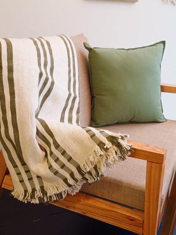 Producto - Manta Rustica - Pie de Cama o Sillón