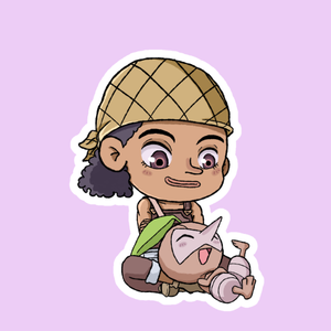 Producto - Stickers en vinilo - One Piece - Usopp Pokemon
