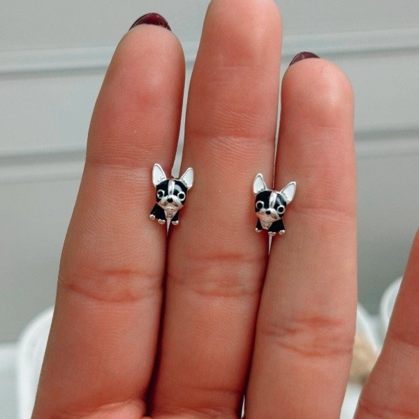 Producto - Aros Pasantes Bulldog Plata 925
