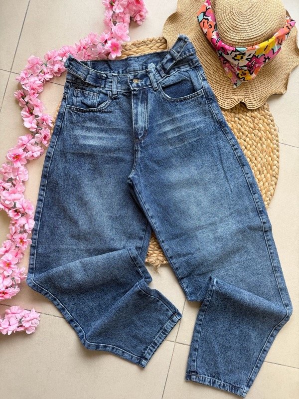 Producto - Baggy azul com reguladores