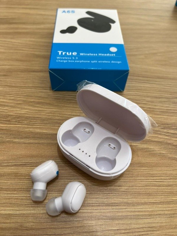 Producto - Auriculares inalambricos A6s blanco