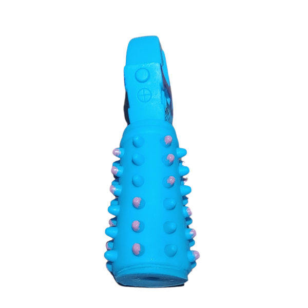 Producto - Juguete de Goma con Chifle para Perros - Llave Inglesa Azul, 17x6 cm - 4