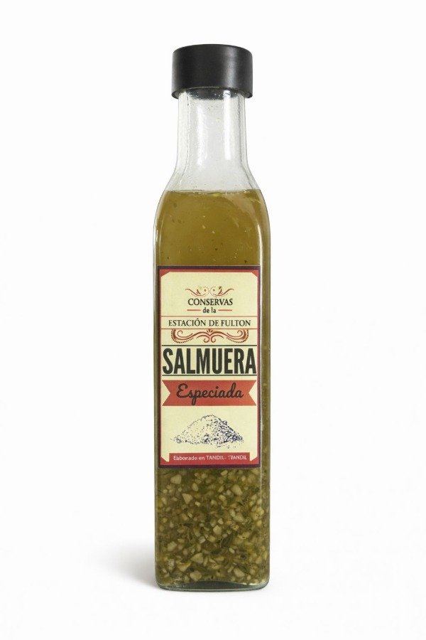 Producto - Salmuera Especiada Artesanal Conservas Fulton Tandil x500ml