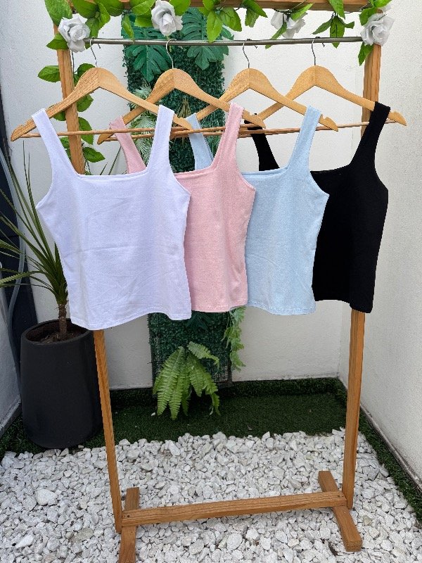 Producto - Musculosa algodón con lycra