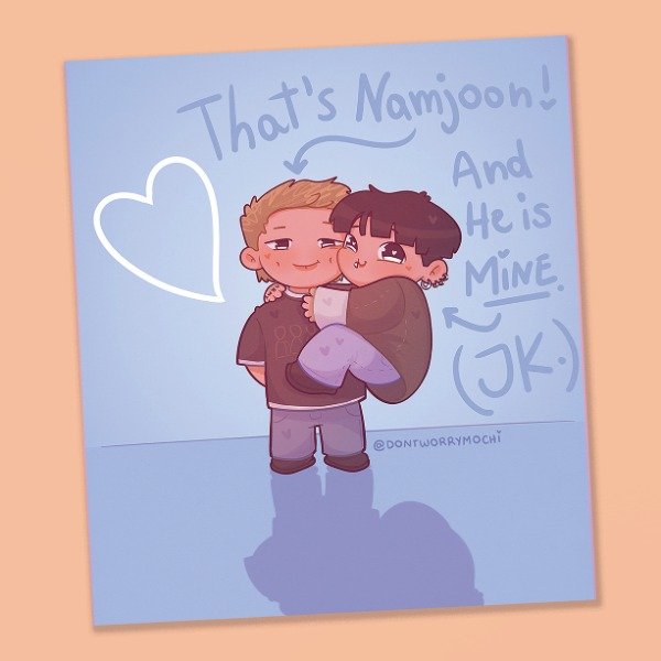 Producto - Postal Namjoon es de Jungkook!