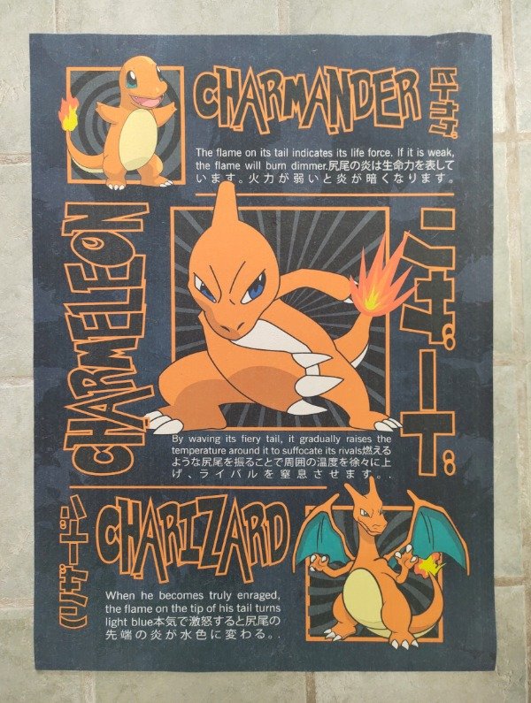 Producto - Pokemon Charmander  Alfombra