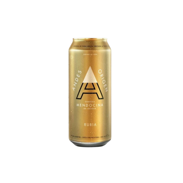 Producto - Cerveza Andes rubia lata 473ml