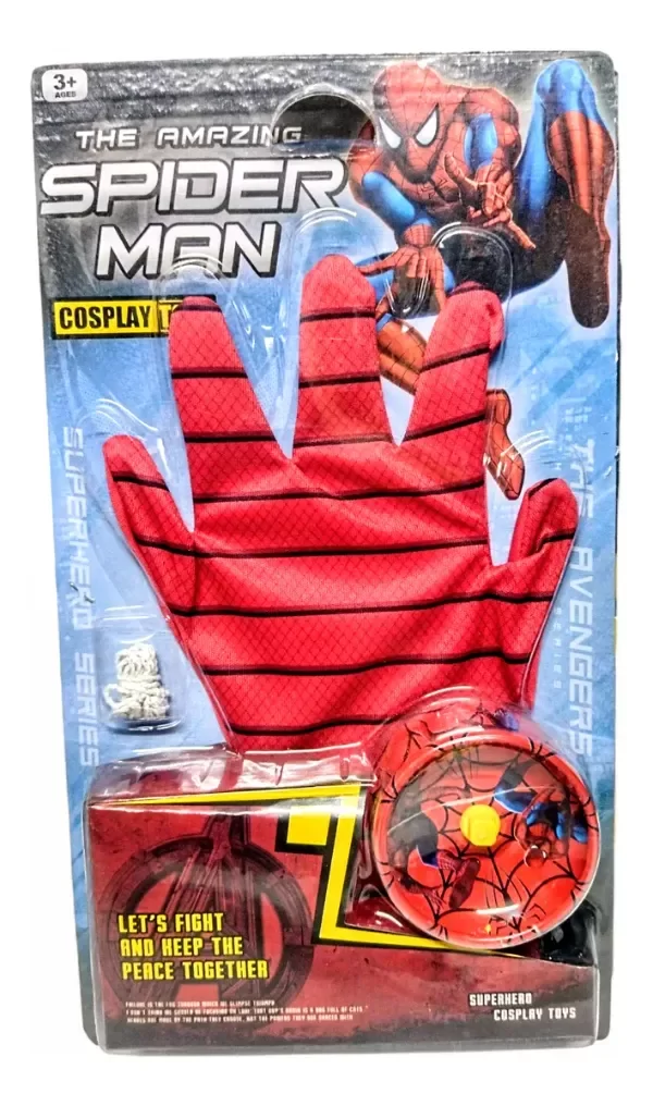 Producto - GUANTE SPIDERMAN CON YOYO COSPLAY
