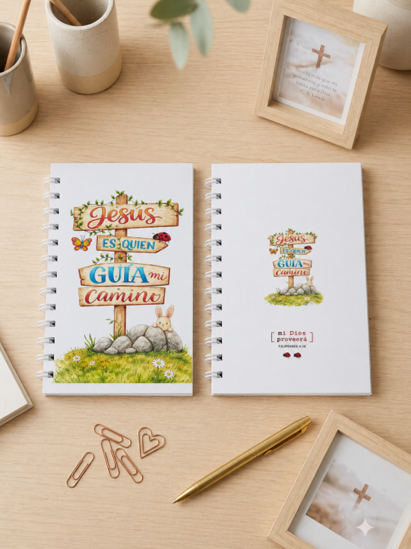 Producto - Libreta JESÚS ES QUIEN GUÍA MI CAMINO