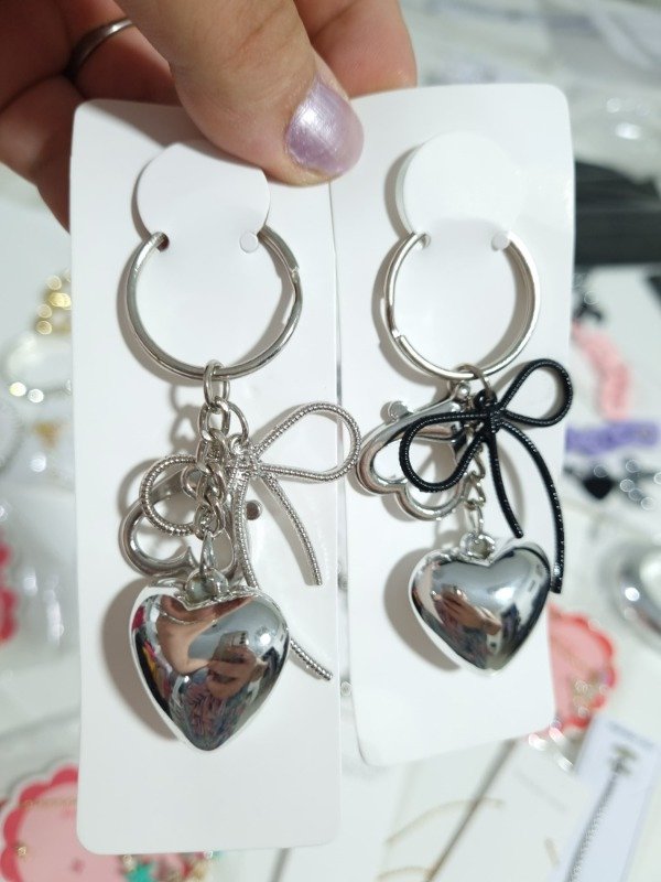 Producto - Bag Charm Corazón y Moño