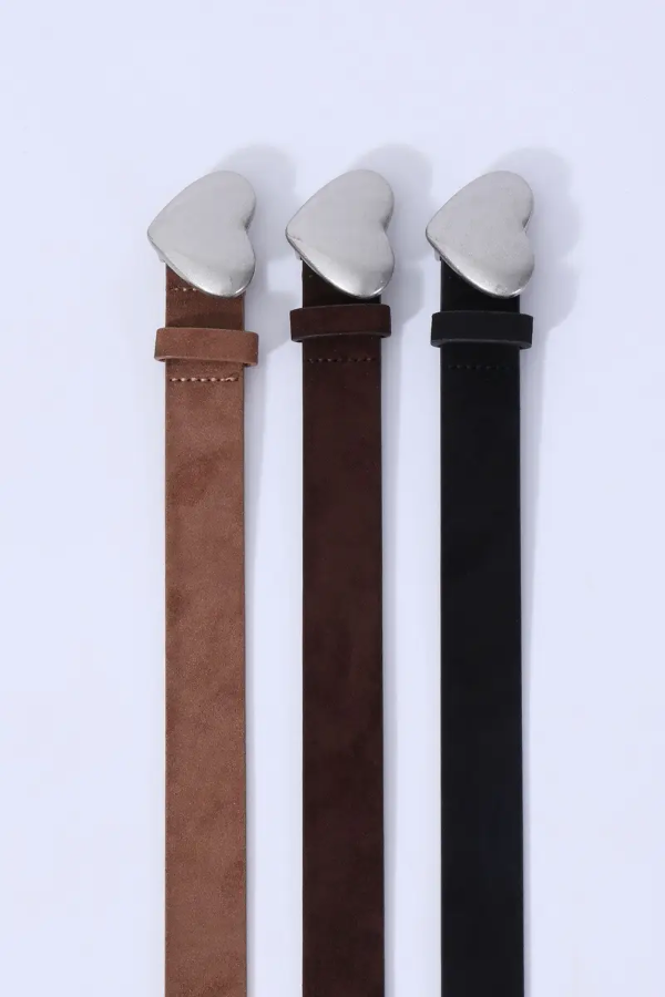 Producto - Cintos hebilla corazón