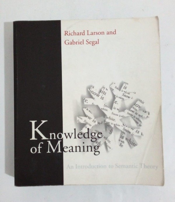 Producto - Knowledge of meaning - Larson Segal - Bradford 1995